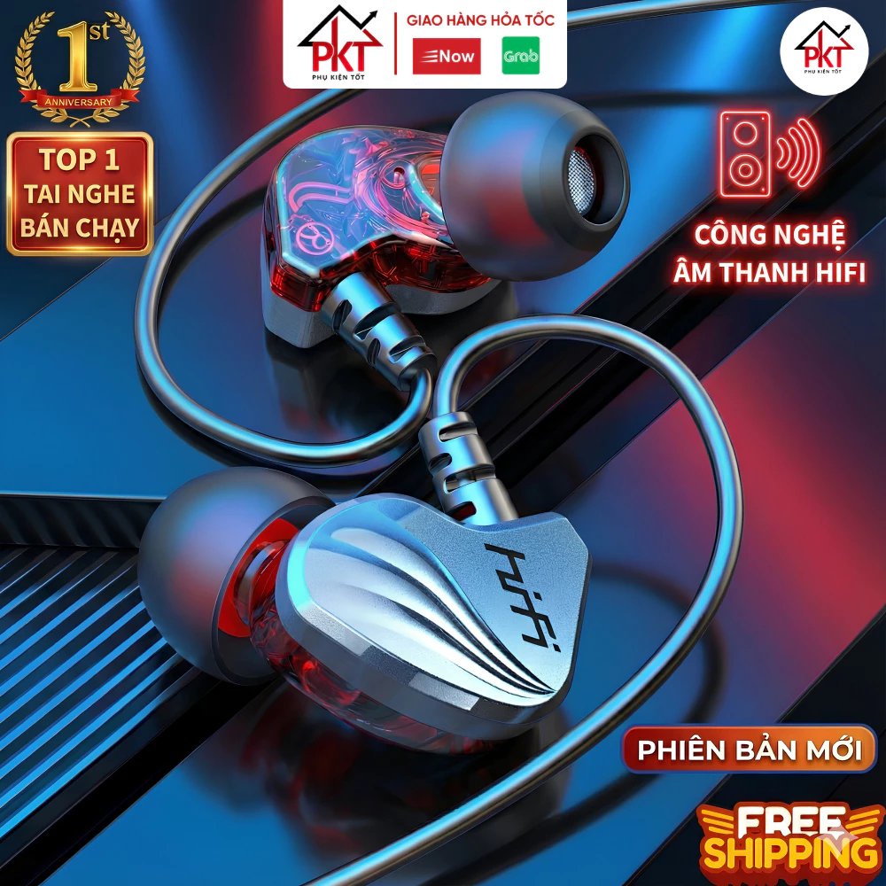 Tai Nghe Nhét Tai Gaming Super Bass Có Dây Chống Ồn Hiệu Quả Nghe Nhạc Cực Hay [QUÀ Tặng Kèm]