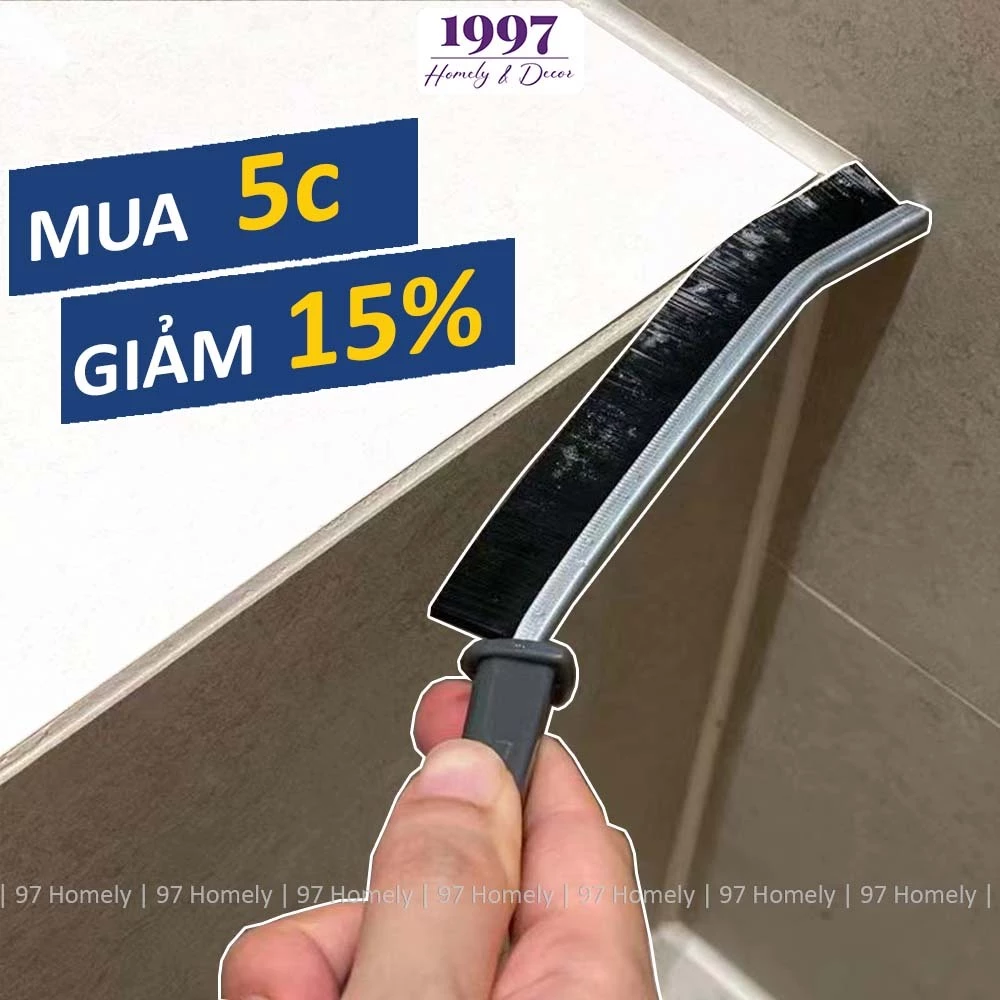 [Combo 5] Bàn Chải Vệ Sinh Khe Rãnh Đa Năng Siêu Sạch Đánh Bật Vết Bẩn 97HOMELY DT240302601