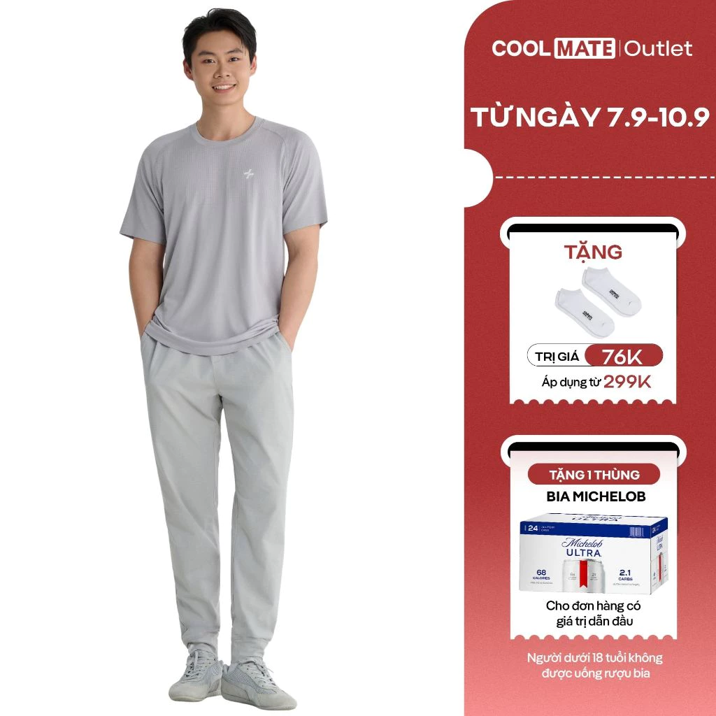 Quần Jogger Nam Excool Co Giãn Đàn Hồi, Thoáng Khí, Chống Nhăn Coolmate