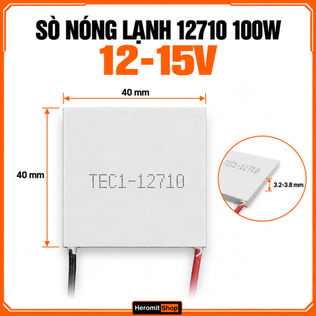 Sò Nóng Lạnh 100W TEC1 12710