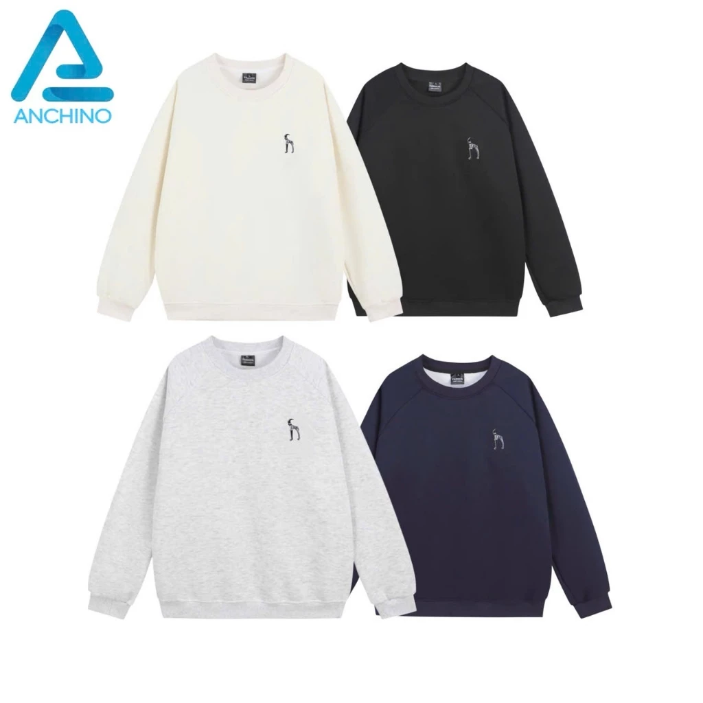 Áo Sweater nam nữ chất vải nỉ da cá logo thêu hình ngựa hotrend