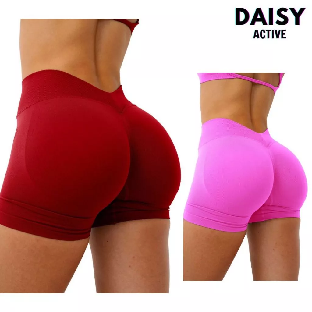 DAISY ACTIVE Quần short tập Gym nâng mông Chất liệu thun cao cấp co giãn 4 chiều,thoáng khí,thấm hút mồ hôi nhanh