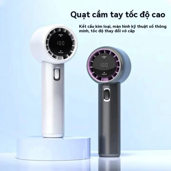 Quạt cầm tay mini sạc USB – gọn nhẹ, êm – mang đi học/đi làm