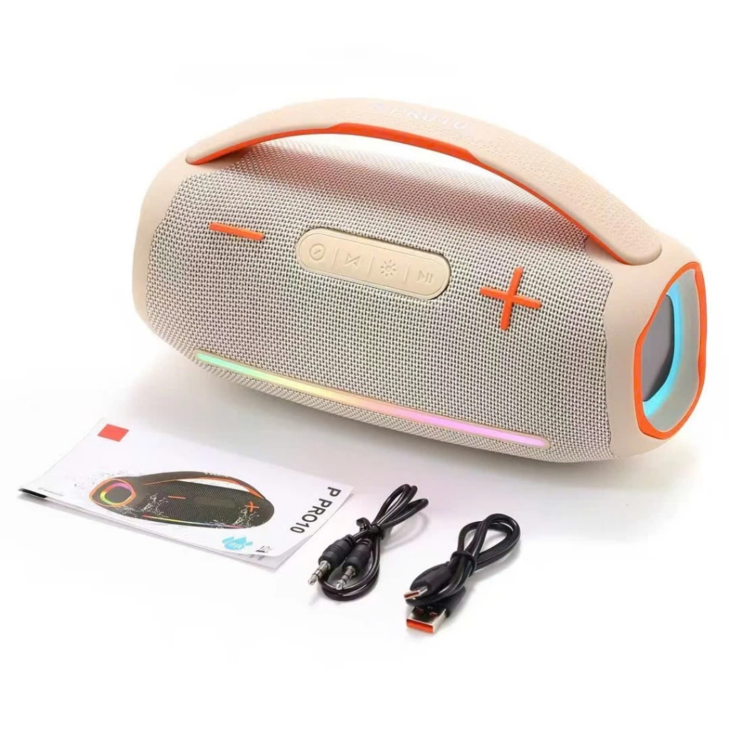 Loa Bluetooth Pro 10 Thiết Kế Đẹp, Âm Thanh Sống Động, Công Suất 30W