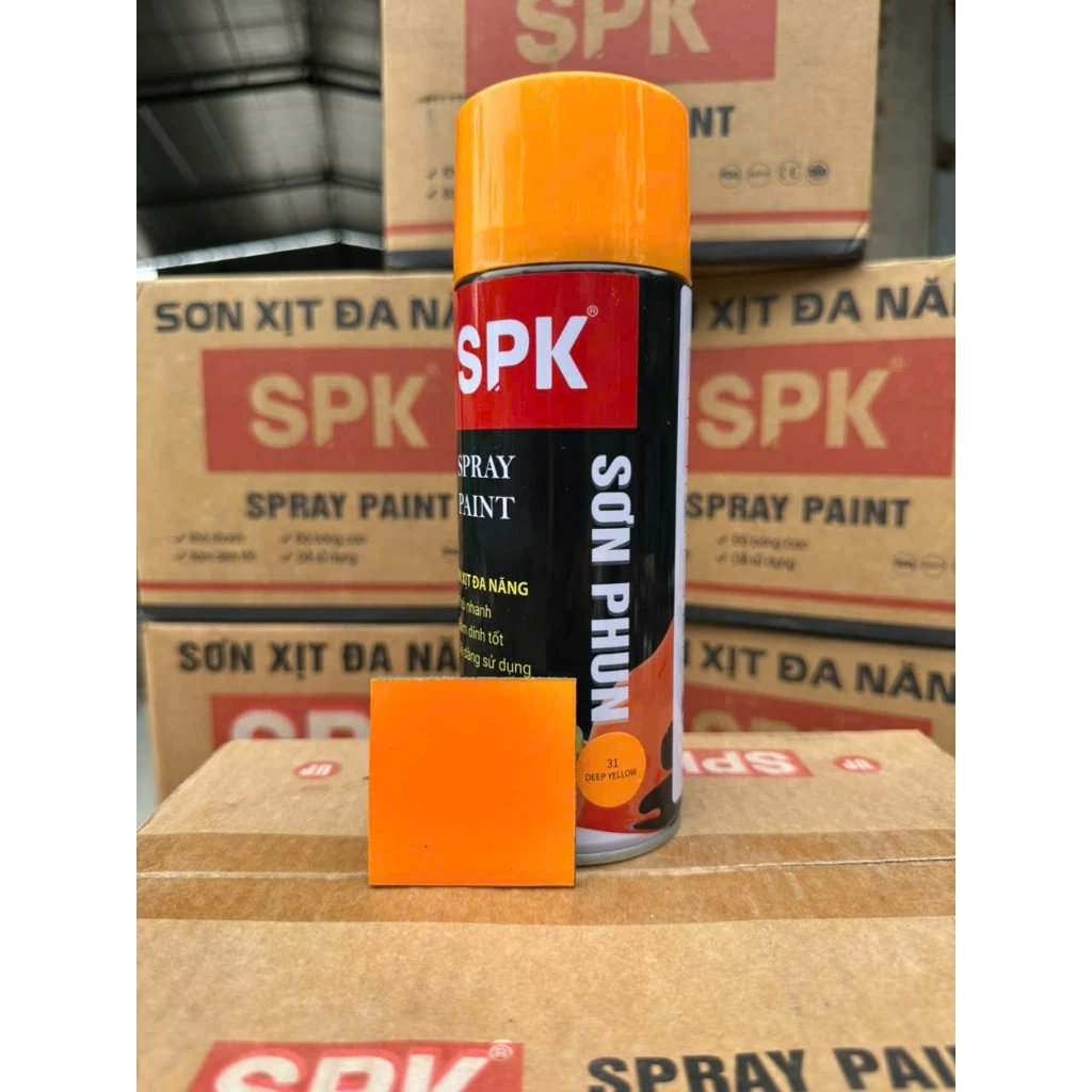 [LẺ CHAI] SƠN XỊT, SƠN PHUN - SƠN XỊT SPK - AEROSOL SPRAY (SPK PAINT) (400ml)