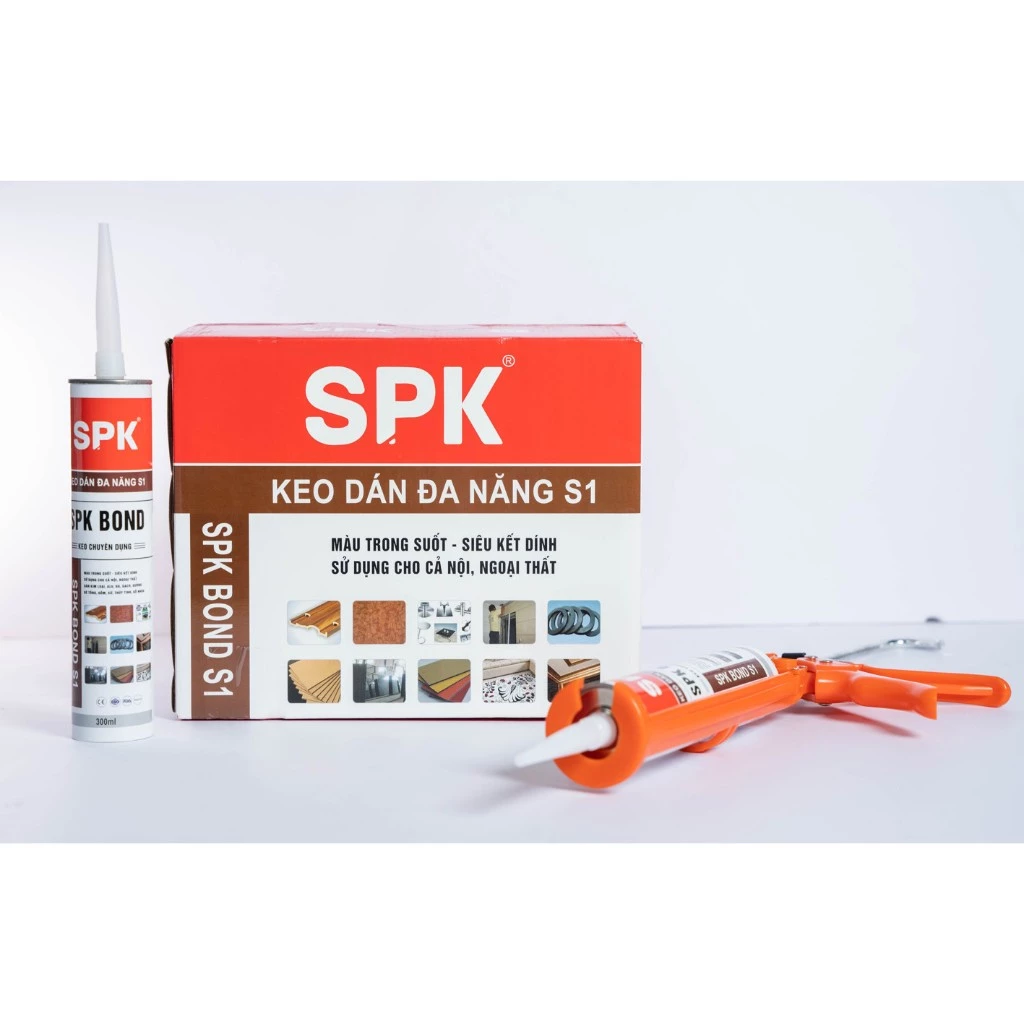 [ LẺ CHAI ] Keo dán đa năng siêu dính SPK S1 Siêu bám dính/Bền thời tiết/ Keo dán quảng cáo 300ml