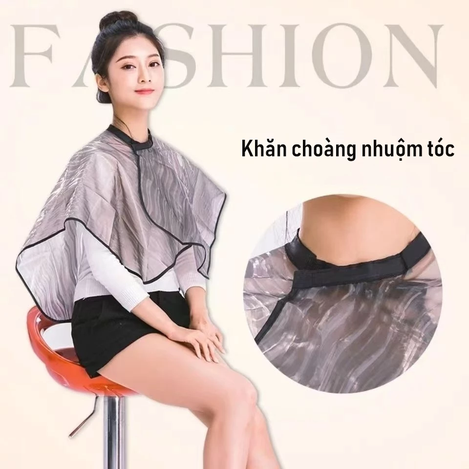 ÁO CHOÀNG NHUỘM TÓC CAO CẤP ,Bạt Nhuộm Tóc CHUYÊN DỤNG DÙNG TRONG CÁC SALON