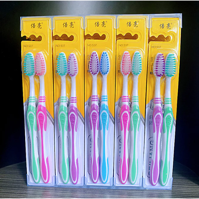 Vỉ 2 Bàn Chải Đánh Răng NO.537 Mềm Mại Vệ Sinh Răng Miệng