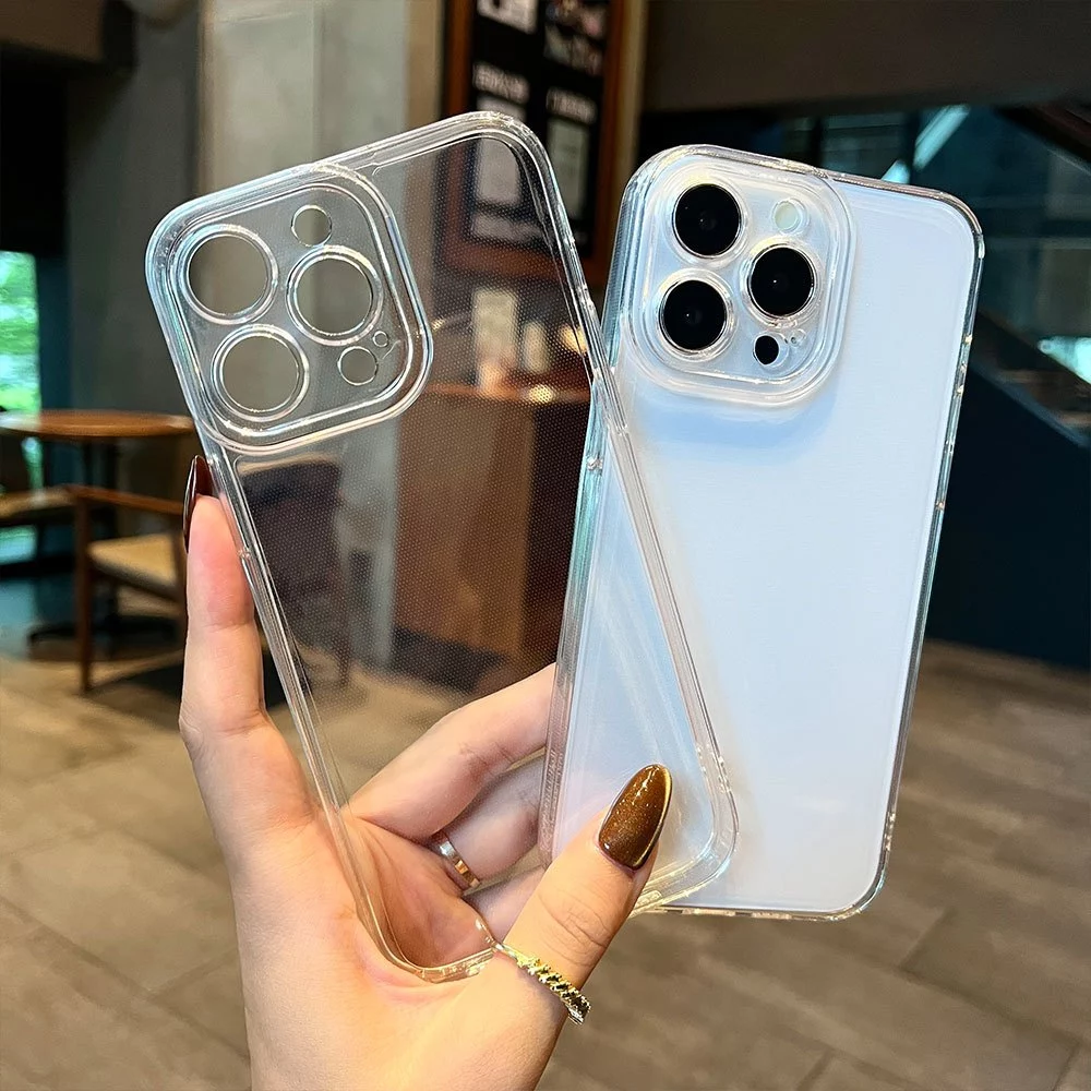 Ốp Lưng Silicon Trong Suốt Chống Sốc, Chống Va Đập Dùng Cho Iphone 11 12 13 14 15 16 PK027