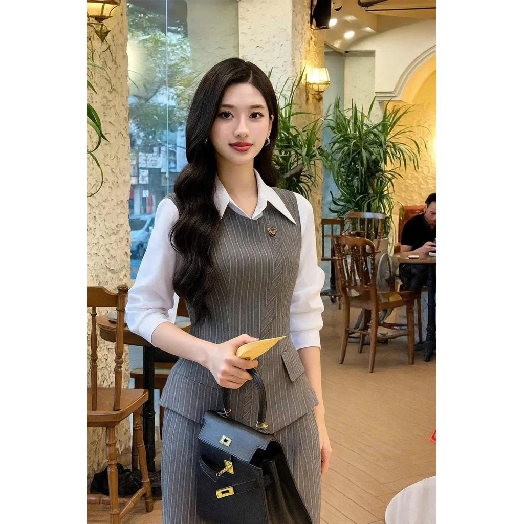 Váy thiết kế công sở Rosy S12 tôn dáng, trẻ trung, phù hợp đi làm, đi chơi, đi sự kiện