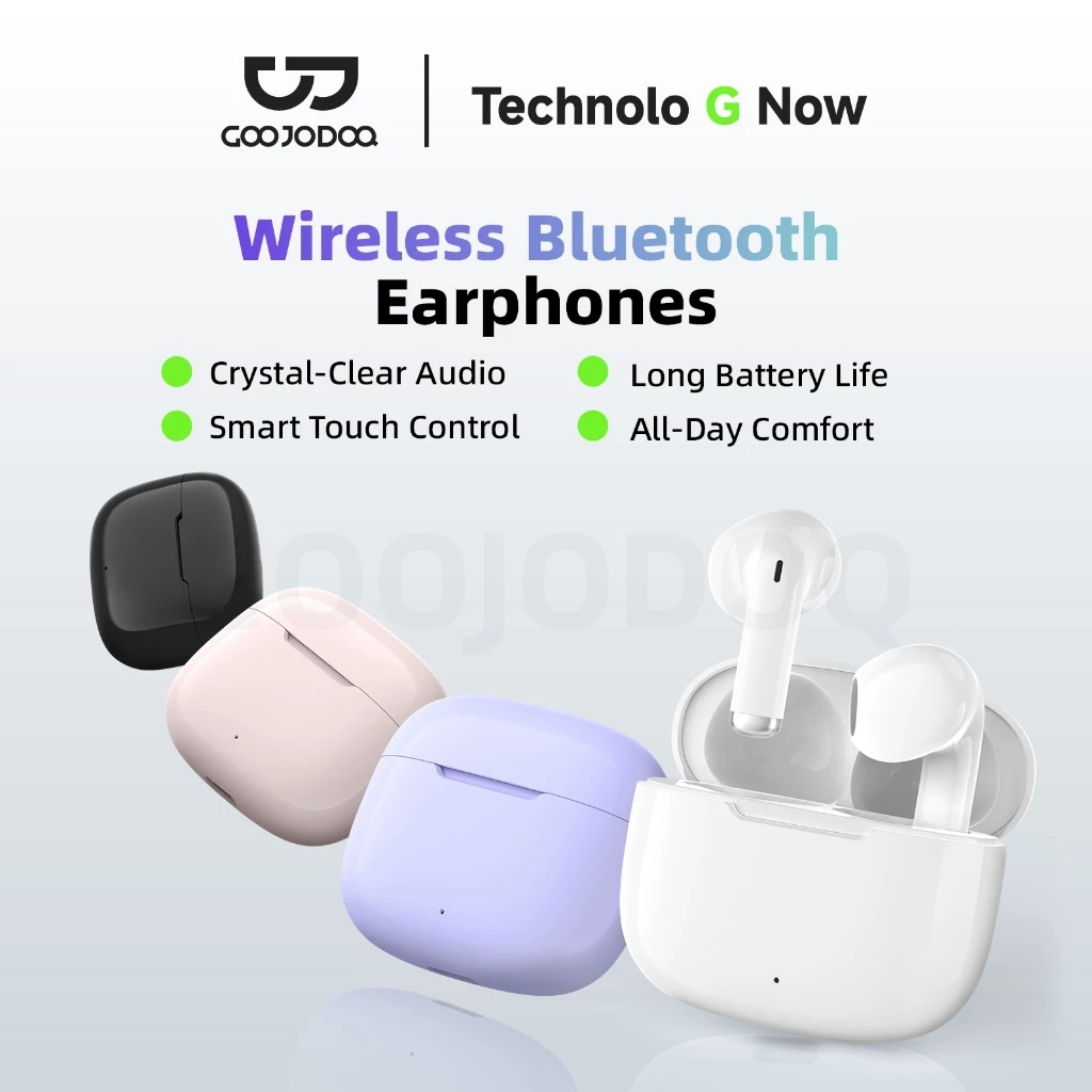 Tai nghe không dây Bluetooth 5.3 Goojodoq có tính năng điều khiển cảm ứng, âm trầm và thời lượn
