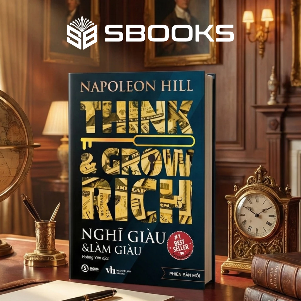 Sách - Nghĩ Giàu & Làm Giàu - Napoleon Hill - SBOOKS