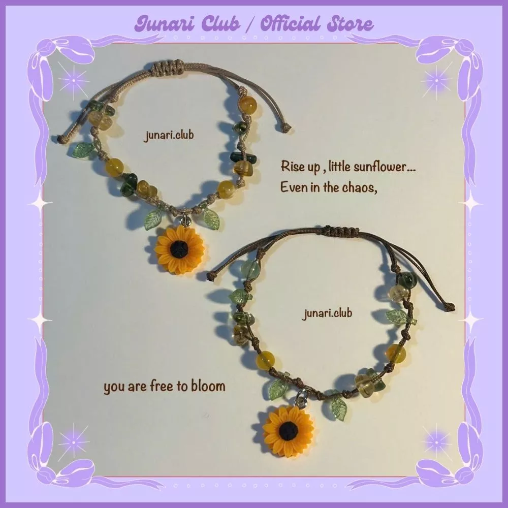 Vòng tay handmade Sunflower hoa hướng dương