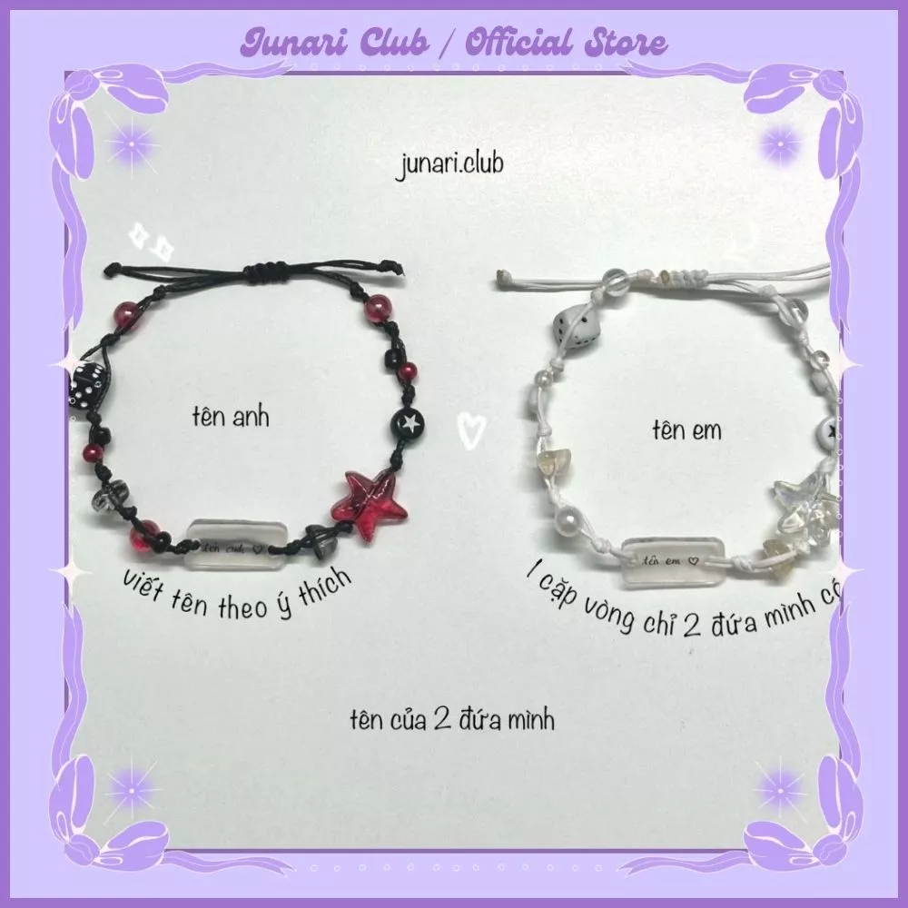 Vòng tay dây sáp khắc tên, viết tên theo yêu cầu, vòng handmade theo yêu cầu