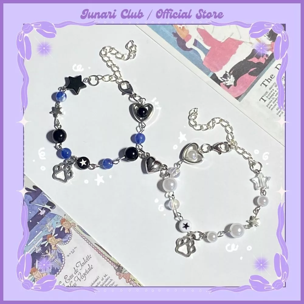 Vòng tay handmade Oggy & Olivia couple bracelet - Vòng tay đôi Oggy chất liệu thép không gỉ - Junari club