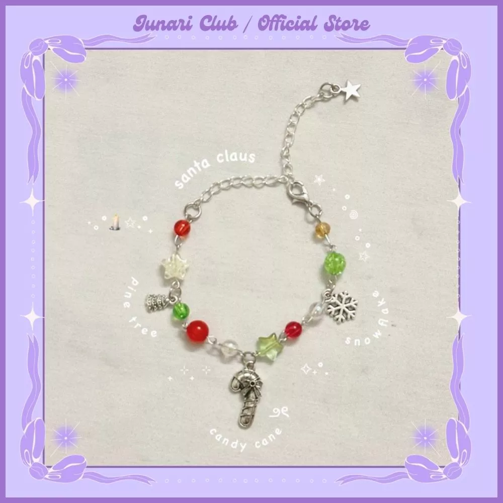 candy cane bracelet - vòng tay giáng sinh / noel