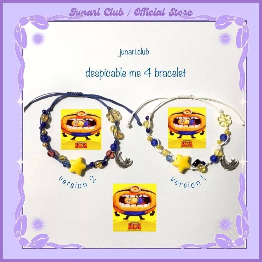 Vòng tay dây sáp Despicable Me - Vòng Minions Kẻ trộm mặt trăng