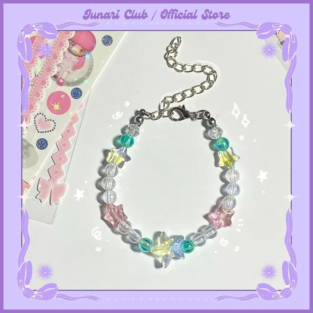 Vòng tay handmade Mermaid Heel bracelet - Vòng tay nàng tiên cá, ngôi sao biển phong cách y2k Junari.club