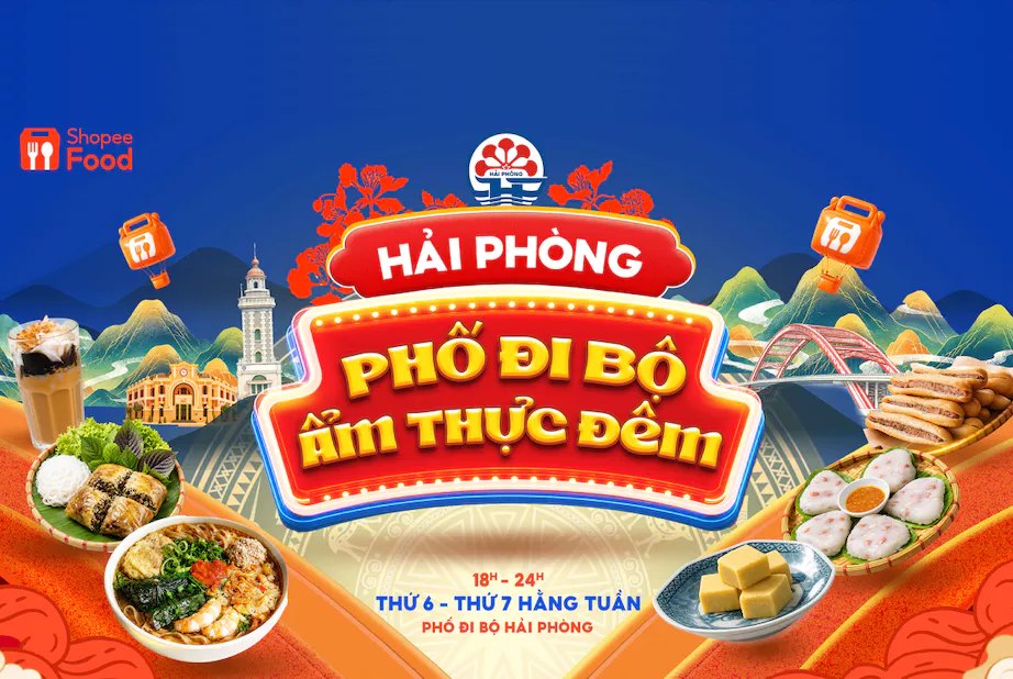 Phố Đi Bộ - Ẩm Thực Đêm Hải Phòng